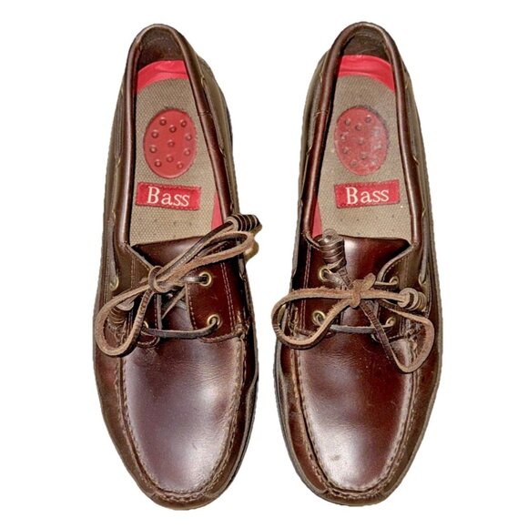 Bass Harry II Brown Slip On Loafers Size 10 Mens - Picture 1 of 5
